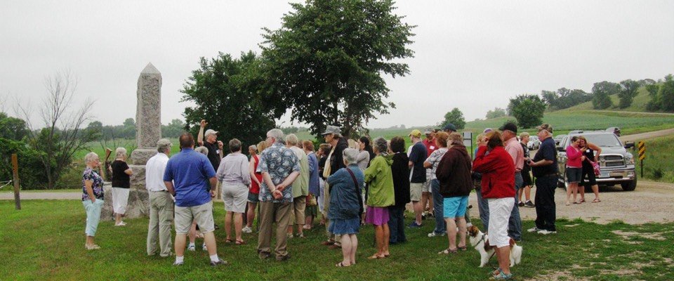 At the Schwandt Memorial