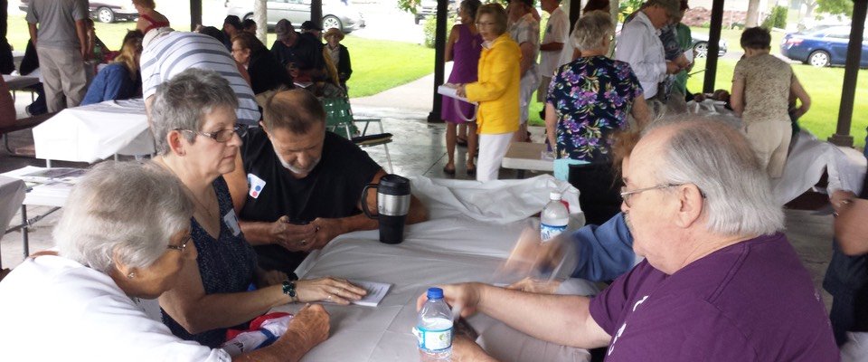 Urban Family waiting for events to begin