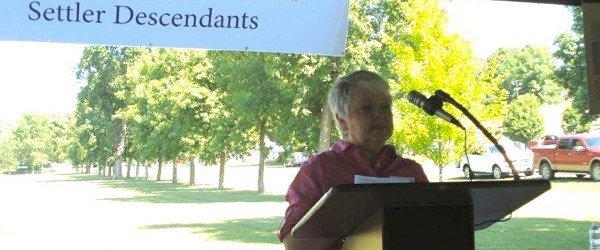 Kathy Brown at the August 17, 2025 Commemoration