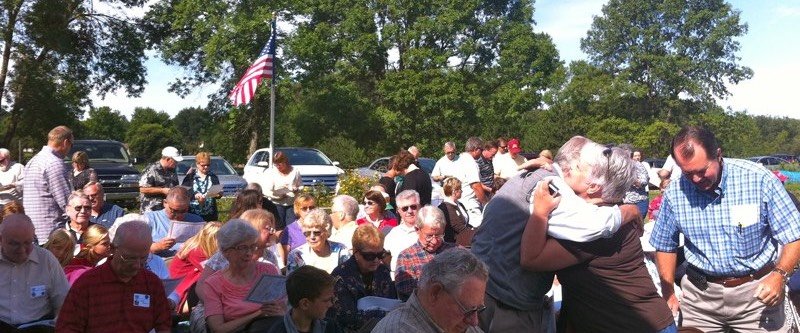 2012: Approximately 150 were in attendance at the Renville County Historical Society in Morton, Minnesota on August 18, 2025 to unveil the Caught Unaware marker.