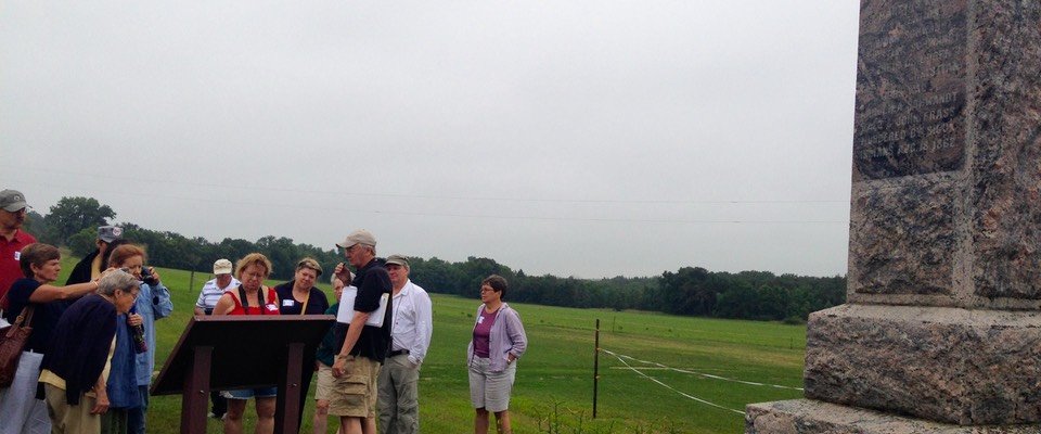 Don Tolzmann at Schwandt Memorial